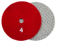 Алмазные гибкие шлифовальные круги Гайка мини Pads 5-STEP D100 №4 Алмазные гибкие шлифовальные круги Гайка мини Pads 5-STEP D100 №4