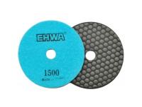 Алмазные гибкие шлифовальные круги EHWA Hexagonal Pads 7-STEP №1500 125D